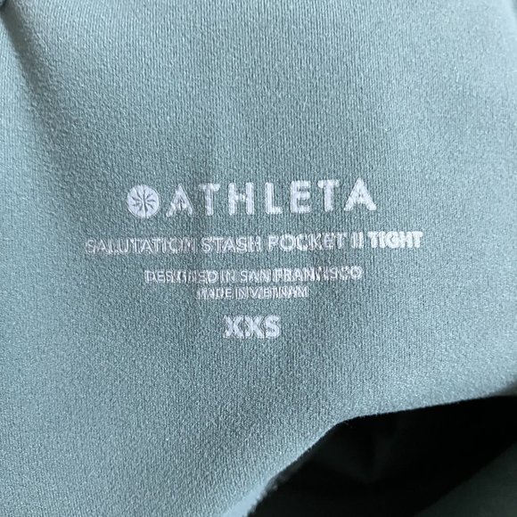 Athleta salutation stash tight pocket leggings size XXS - Picture 5 of 10